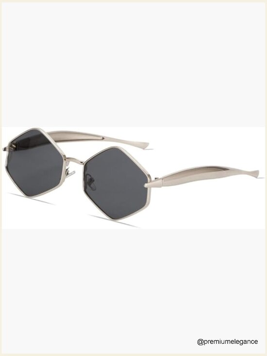 Y2K Retro Rhombus Sunnies Narrow Diamond Sunglasses Unisex main image 4
